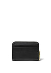 Michael Kors Pebbled Leather Zip Around Wallet, Black