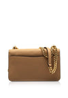 MICHAEL Michael Kors Claire Pebbled Leather Crossbody Bag, Camel