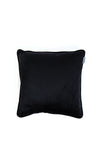 The Home Studio Zig Zag Detail Feather Cushion 45x45cm, Black Multi