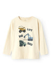 Name It Mini Boy Nielsen Long Sleeve Top, Summer Sand