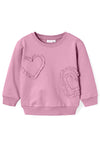 Name It Kid Mini Girl Nala Long Sleeve Sweater, Mauve Orchid