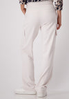 Monari Wide Leg Cargo Trousers, Light Beige