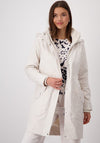 Monari Hooded Cargo Coat, Light Beige