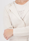 Monari Knit Hooded Cardigan, Light Beige