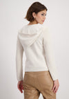 Monari Knit Hooded Cardigan, Light Beige