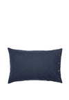 Morris & Co Linen Blend Standard Pillowcase, Blue