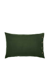 Morris & Co Linen Blend Standard Pillowcase, Green