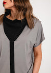 My Soul Taffeta Trim Relaxed Top, Sand