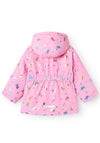 Name It Mini Girl Maxi Jacket Foil Unicorn Coat, Moonlite Mauvel