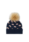 Name It Mini Girl Misa Knit Hat, Dark Sapphire