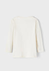 Name It Mini Girl Nanett Long Sleeve Top, Jet Stream