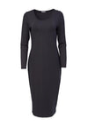 Naya Basic Jersey Midi Dress, Black