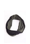 Naya 2 Tone Neck Scarf, Green and Black