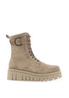 Nero Giardini Platform Military Boots, Taupe