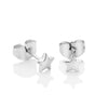 Newbridge Star Stud Earrings, Silver