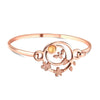 Newbridge Ariel Goldplate Bangle, Rose Gold