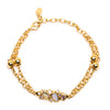 Newbridge Bracelet with Mixed Stones, Gold