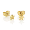 Newbridge Amy Star Stud Earrings, Gold