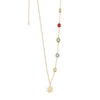 Newbridge Amy Colourful Stone Necklace, Gold