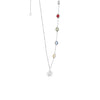 Newbridge, Silverplated Necklace Coloured Stones