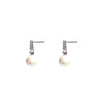 Newbridge Pearl Stud Earrings, Silver