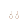 Newbridge Baguette Stone Drop Earrings, Gold