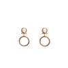 Newbridge Sappho Statement Pearl Earrings, Gold