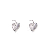 Newbridge Textured Leaf Drop Earrings, Silver