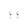 Newbridge Pearl Leaf Drop Earrings, Silver