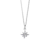 Newbridge Embellished Star Pendant Necklace, Silver