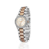 Newbridge Two Toned Round Face Watch, Silver & Rose Gold