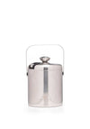 Newgrange Living Ice Bucket With Tongs & Strainer, Stainless Steel