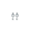 Newbridge Vintage Clear Drop Earrings