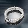 Newbridge Princess Grace Collection Twin Strand Bracelet, Pearl