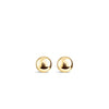 9 Carat Gold Spanish Mini Ball Stud Earrings, Gold