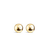 9 Carat Gold Spanish Small Ball Stud Earrings, Gold