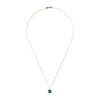 9 Carat Gold Collection Malachite Petal Necklace, Gold