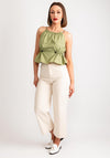 Noisy May Knox Crop Parachute Top, Sage