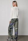 Nu Denmark Yoko Floral Print Trousers, Green