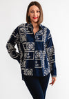 Object Dicte Embroidered Shirt, Navy