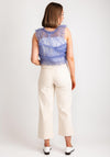 Object Tulle Tie Front Top, Brunnera Blue