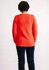 Olsen Cotton Knit Jumper, Orange