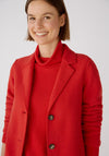 OUI Mayson Boiled Wool Jacket, Chinese Red