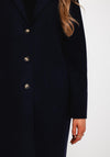 OUI Mayson Boiled Wool Jacket, Dark Blue