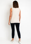 OUI Sleeveless Knit Sweater, Stone