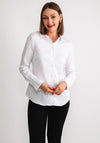 OUI Tailored Long Sleeves Blouse, White