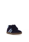 Pablosky Baby Boy Velcro Suede Shoe, Navy