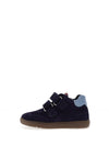 Pablosky Baby Boy Velcro Suede Shoe, Navy