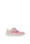 Pablosky Girls Velcro Mesh Trainer, Pink