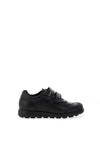 Pablosky Boys Leather School Shoe, Black